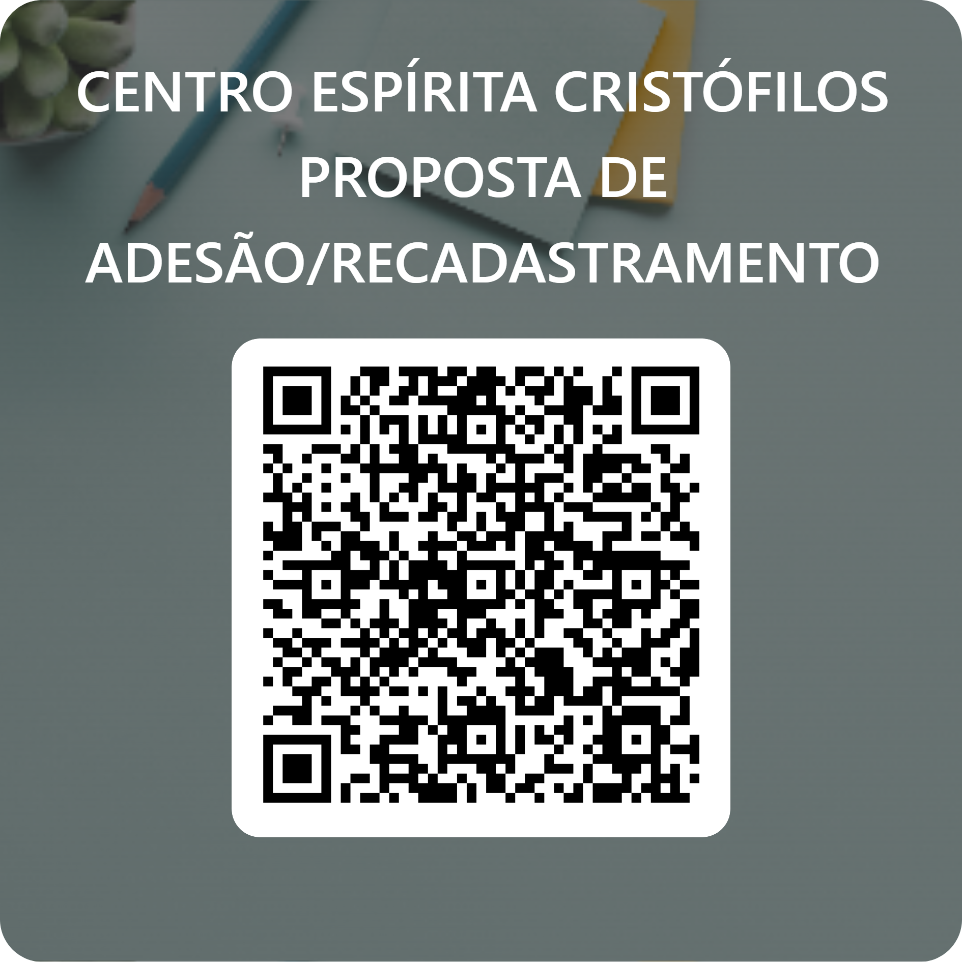 QR Code — Proposta de Adesão / Recadastramento