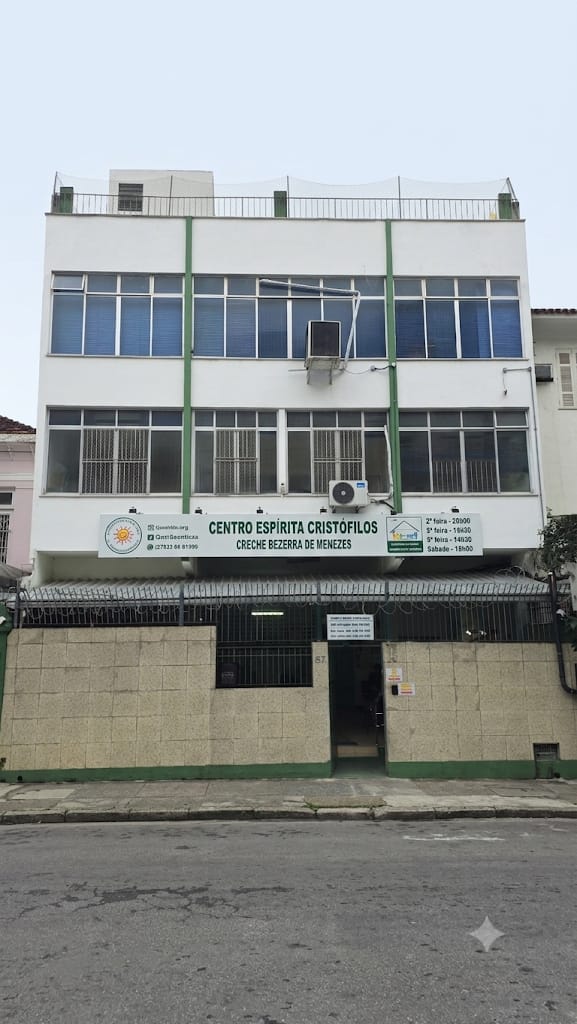 Sede do Centro Espírita Cristófilos — Rua Martins Ferreira, 57 · Botafogo